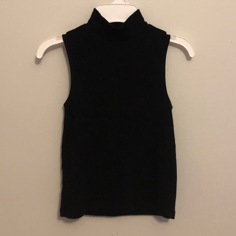 Brandy Melville Black Natasha Turtleneck Tank
